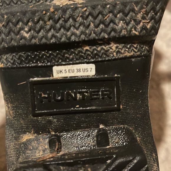 Black Hunter Boots Tall - Picture 2 of 8